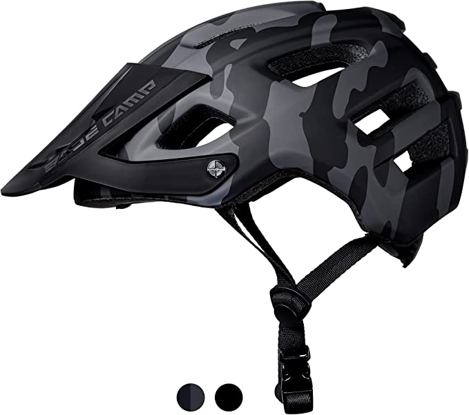 Super Ride Mountain Bike Helmet Breathable Comfort with Pad Visor Mountain Bike Helmet